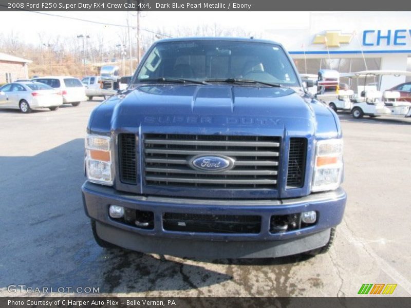 Dark Blue Pearl Metallic / Ebony 2008 Ford F250 Super Duty FX4 Crew Cab 4x4