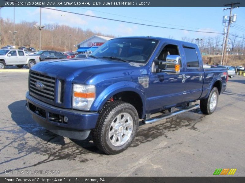 Dark Blue Pearl Metallic / Ebony 2008 Ford F250 Super Duty FX4 Crew Cab 4x4