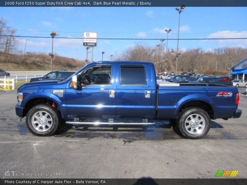 Dark Blue Pearl Metallic / Ebony 2008 Ford F250 Super Duty FX4 Crew Cab 4x4