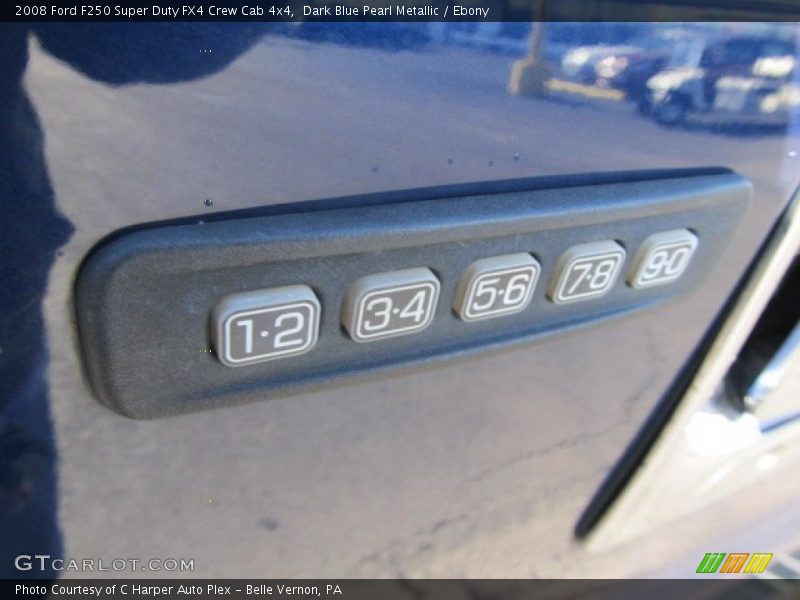 Dark Blue Pearl Metallic / Ebony 2008 Ford F250 Super Duty FX4 Crew Cab 4x4