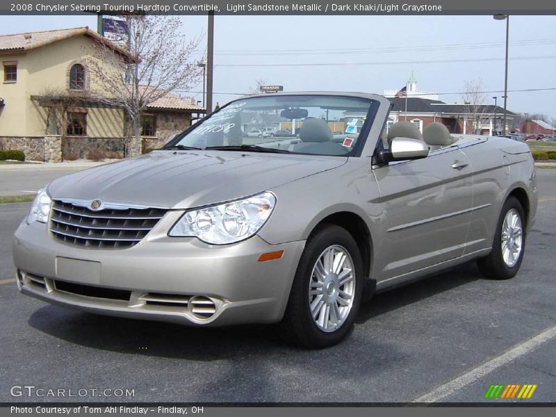 Light Sandstone Metallic / Dark Khaki/Light Graystone 2008 Chrysler Sebring Touring Hardtop Convertible