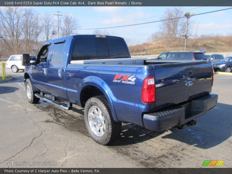 Dark Blue Pearl Metallic / Ebony 2008 Ford F250 Super Duty FX4 Crew Cab 4x4