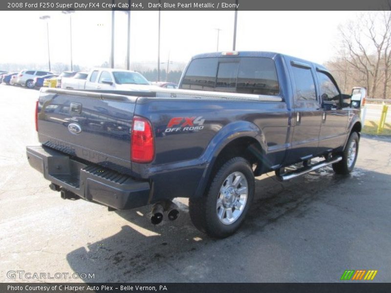 Dark Blue Pearl Metallic / Ebony 2008 Ford F250 Super Duty FX4 Crew Cab 4x4