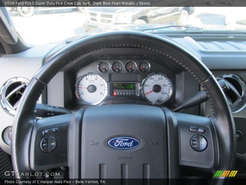Dark Blue Pearl Metallic / Ebony 2008 Ford F250 Super Duty FX4 Crew Cab 4x4