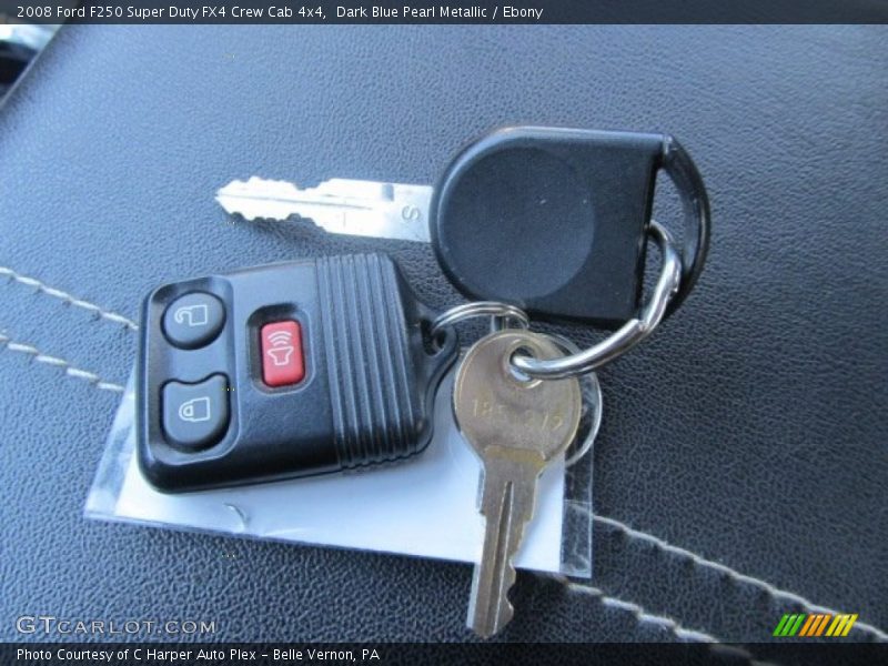 Dark Blue Pearl Metallic / Ebony 2008 Ford F250 Super Duty FX4 Crew Cab 4x4