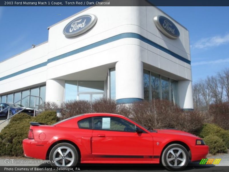 Torch Red / Dark Charcoal 2003 Ford Mustang Mach 1 Coupe