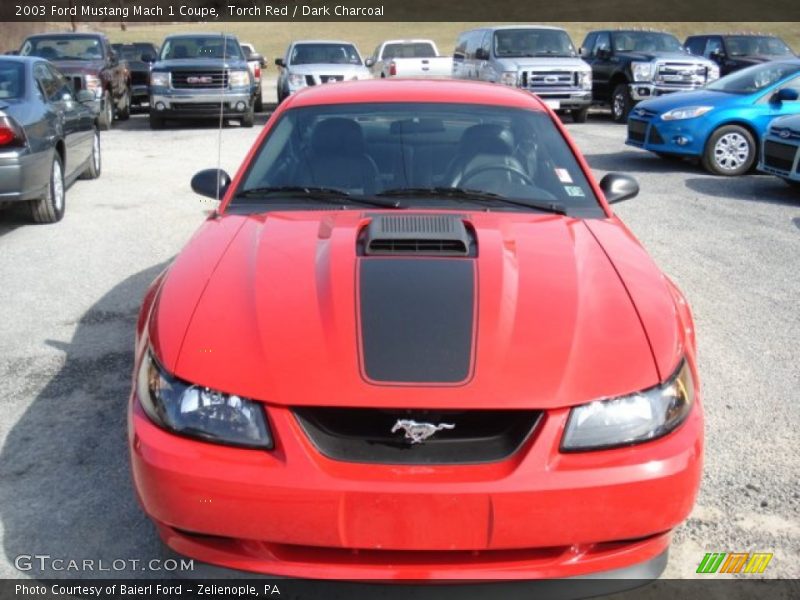 Torch Red / Dark Charcoal 2003 Ford Mustang Mach 1 Coupe