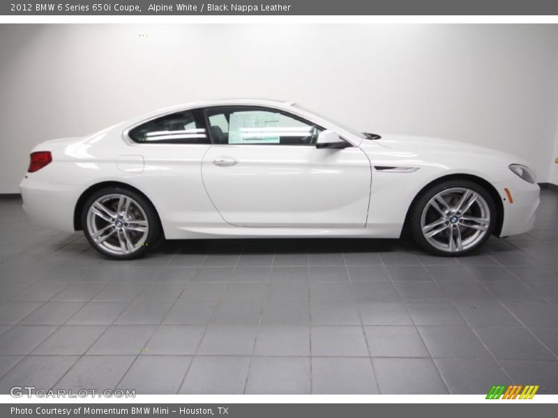  2012 6 Series 650i Coupe Alpine White