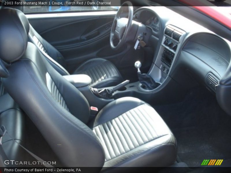 Torch Red / Dark Charcoal 2003 Ford Mustang Mach 1 Coupe