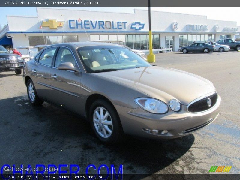 Sandstone Metallic / Neutral 2006 Buick LaCrosse CX