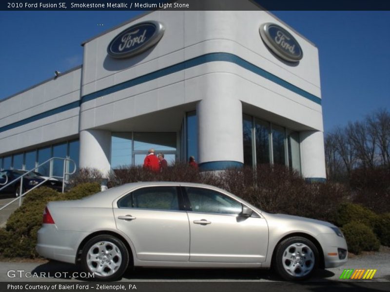 Smokestone Metallic / Medium Light Stone 2010 Ford Fusion SE
