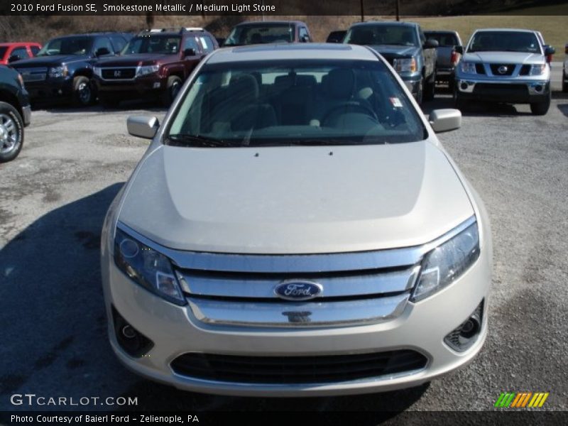 Smokestone Metallic / Medium Light Stone 2010 Ford Fusion SE