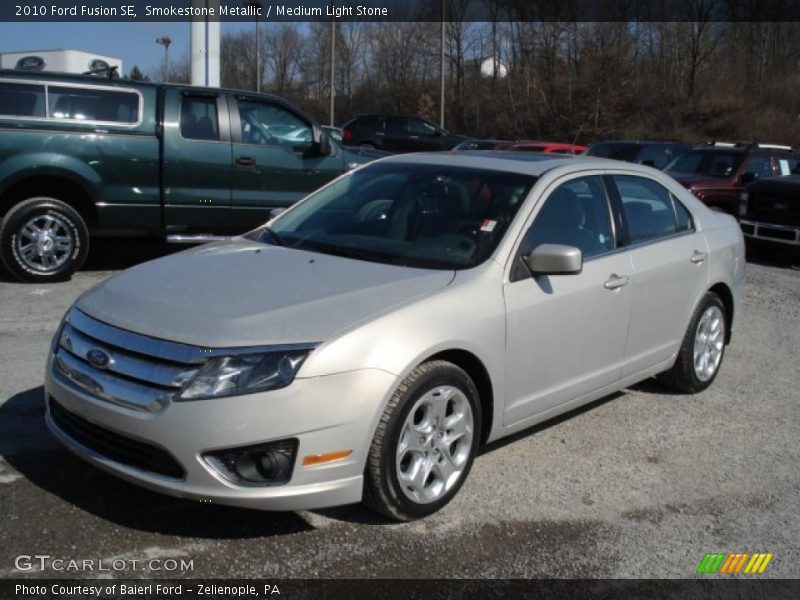 Smokestone Metallic / Medium Light Stone 2010 Ford Fusion SE