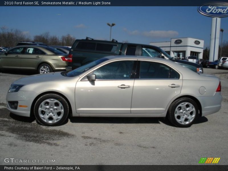 Smokestone Metallic / Medium Light Stone 2010 Ford Fusion SE
