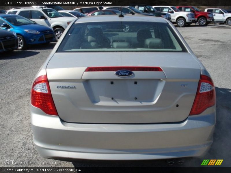 Smokestone Metallic / Medium Light Stone 2010 Ford Fusion SE