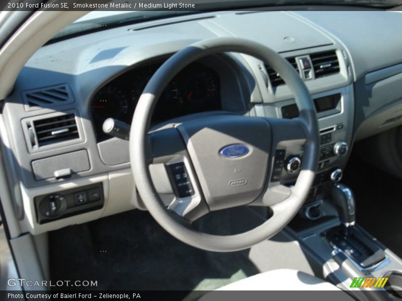 Smokestone Metallic / Medium Light Stone 2010 Ford Fusion SE