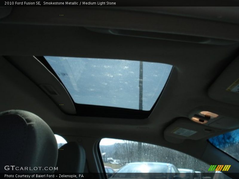 Smokestone Metallic / Medium Light Stone 2010 Ford Fusion SE