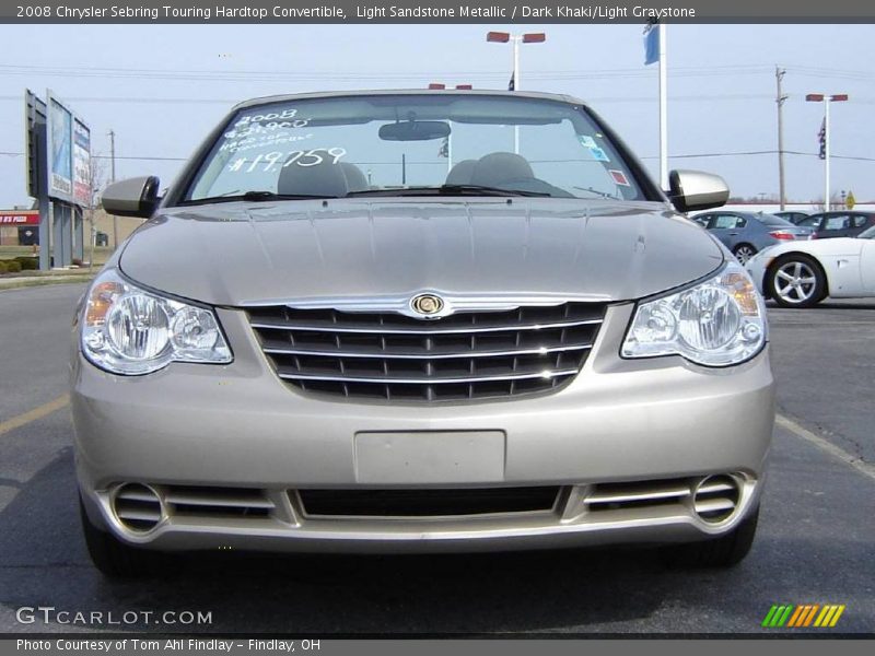 Light Sandstone Metallic / Dark Khaki/Light Graystone 2008 Chrysler Sebring Touring Hardtop Convertible