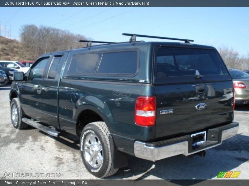 Aspen Green Metallic / Medium/Dark Flint 2006 Ford F150 XLT SuperCab 4x4