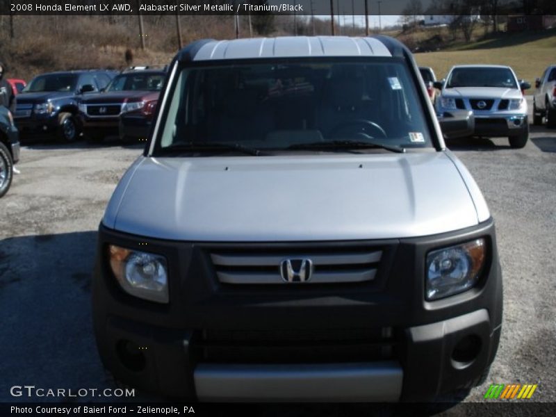 Alabaster Silver Metallic / Titanium/Black 2008 Honda Element LX AWD