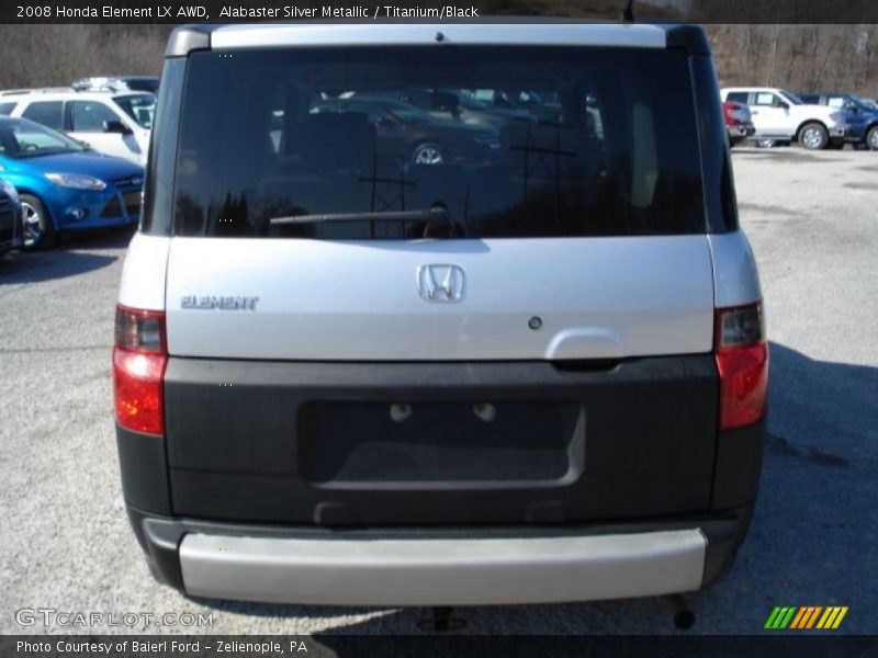 Alabaster Silver Metallic / Titanium/Black 2008 Honda Element LX AWD