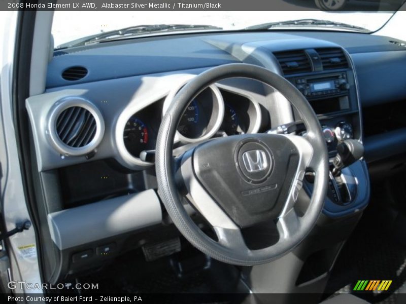 Alabaster Silver Metallic / Titanium/Black 2008 Honda Element LX AWD