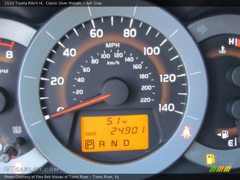 Classic Silver Metallic / Ash Gray 2010 Toyota RAV4 I4