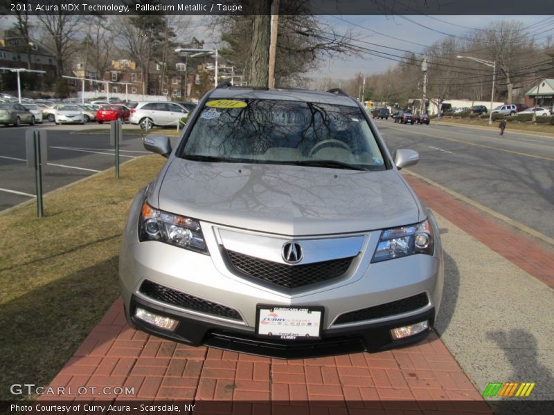 Palladium Metallic / Taupe 2011 Acura MDX Technology