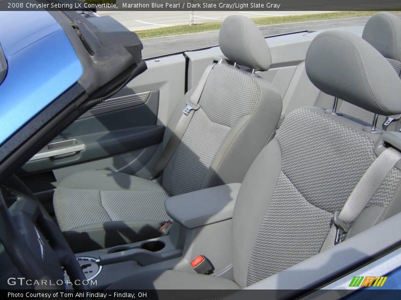 Marathon Blue Pearl / Dark Slate Gray/Light Slate Gray 2008 Chrysler Sebring LX Convertible