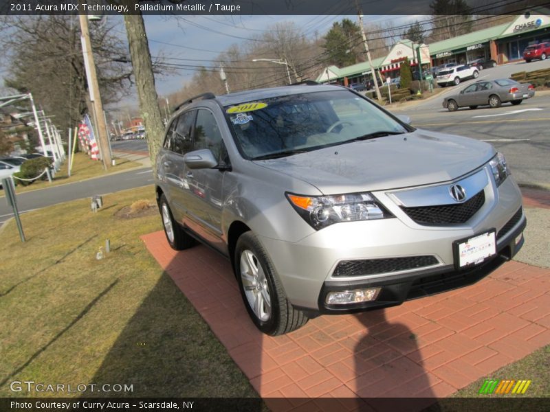 Palladium Metallic / Taupe 2011 Acura MDX Technology