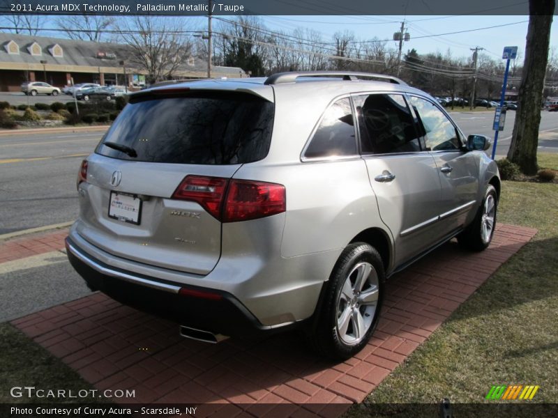 Palladium Metallic / Taupe 2011 Acura MDX Technology