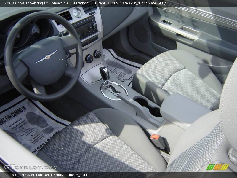 Marathon Blue Pearl / Dark Slate Gray/Light Slate Gray 2008 Chrysler Sebring LX Convertible