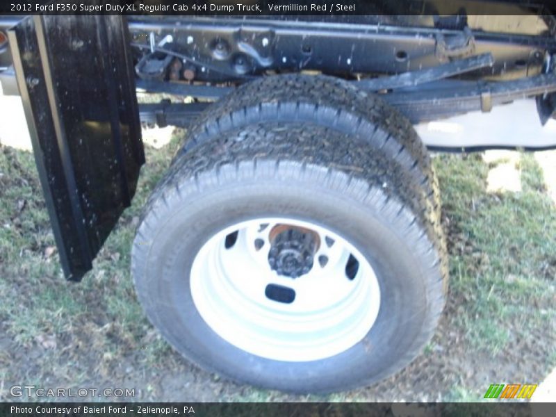  2012 F350 Super Duty XL Regular Cab 4x4 Dump Truck Wheel