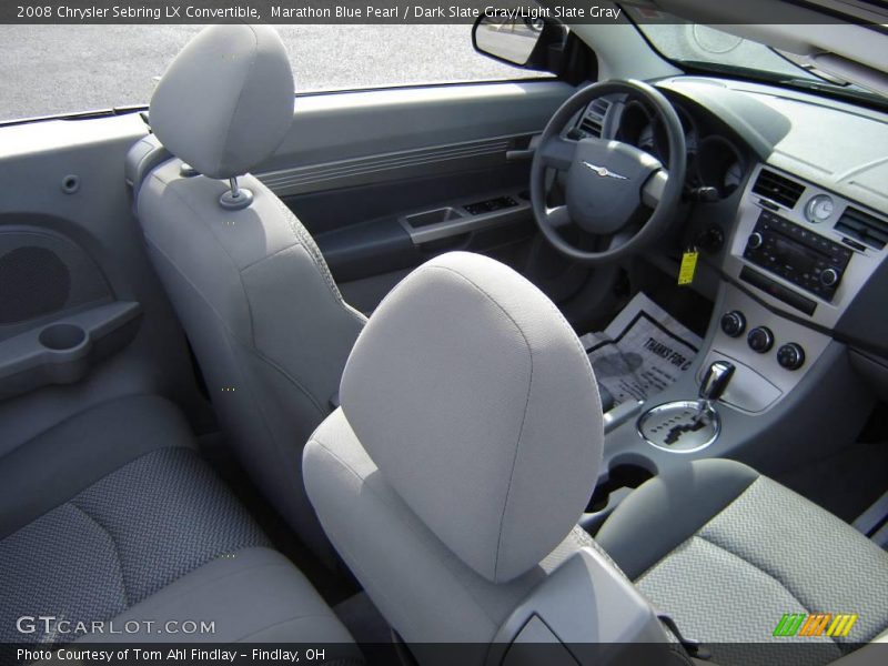 Marathon Blue Pearl / Dark Slate Gray/Light Slate Gray 2008 Chrysler Sebring LX Convertible