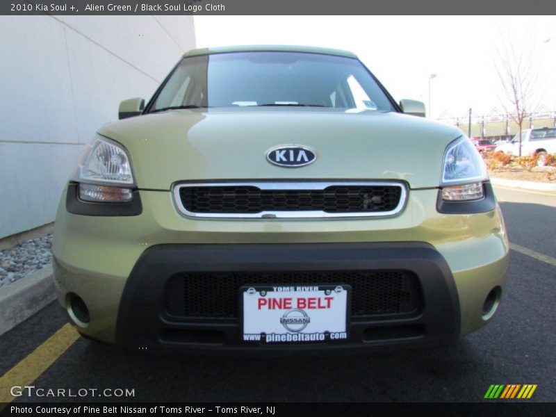 Alien Green / Black Soul Logo Cloth 2010 Kia Soul +