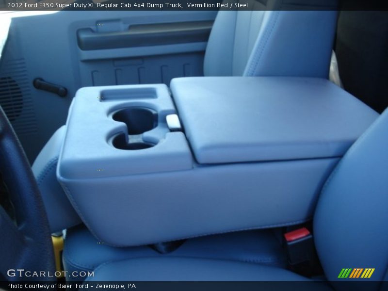 Vermillion Red / Steel 2012 Ford F350 Super Duty XL Regular Cab 4x4 Dump Truck