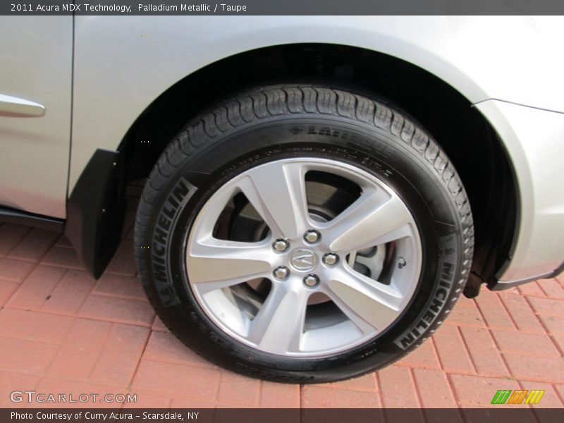Palladium Metallic / Taupe 2011 Acura MDX Technology