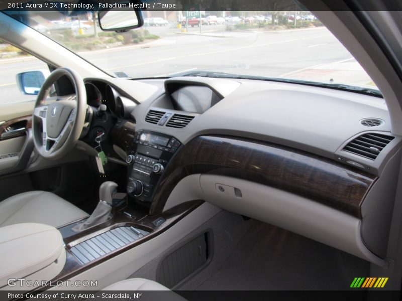 Palladium Metallic / Taupe 2011 Acura MDX Technology