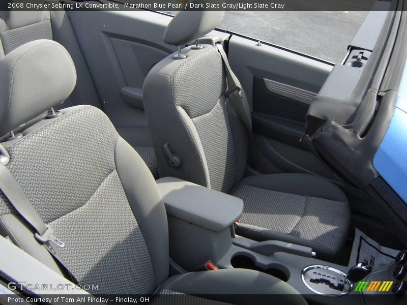 Marathon Blue Pearl / Dark Slate Gray/Light Slate Gray 2008 Chrysler Sebring LX Convertible