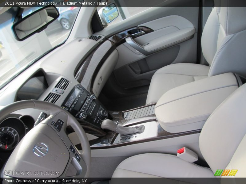 Palladium Metallic / Taupe 2011 Acura MDX Technology