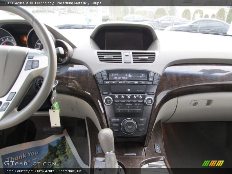 Palladium Metallic / Taupe 2011 Acura MDX Technology