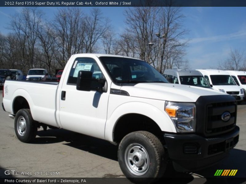 Oxford White / Steel 2012 Ford F350 Super Duty XL Regular Cab 4x4