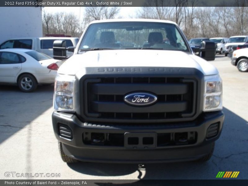 Oxford White / Steel 2012 Ford F350 Super Duty XL Regular Cab 4x4