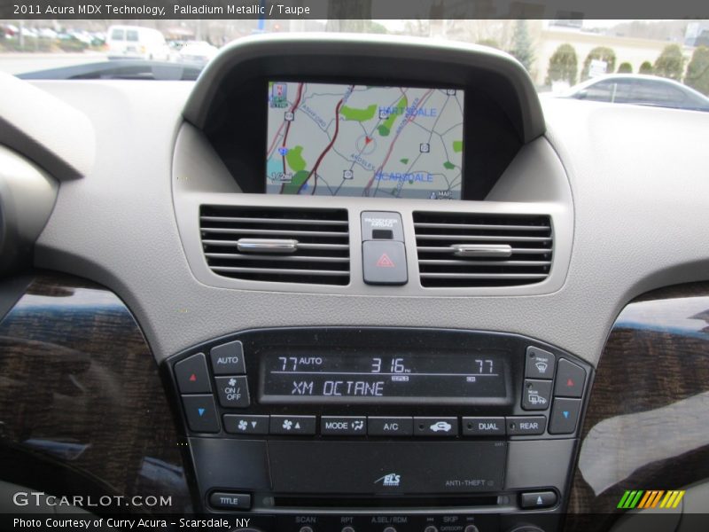 Palladium Metallic / Taupe 2011 Acura MDX Technology