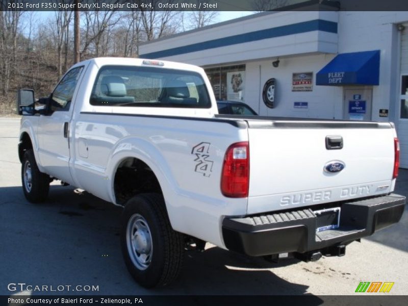 Oxford White / Steel 2012 Ford F350 Super Duty XL Regular Cab 4x4