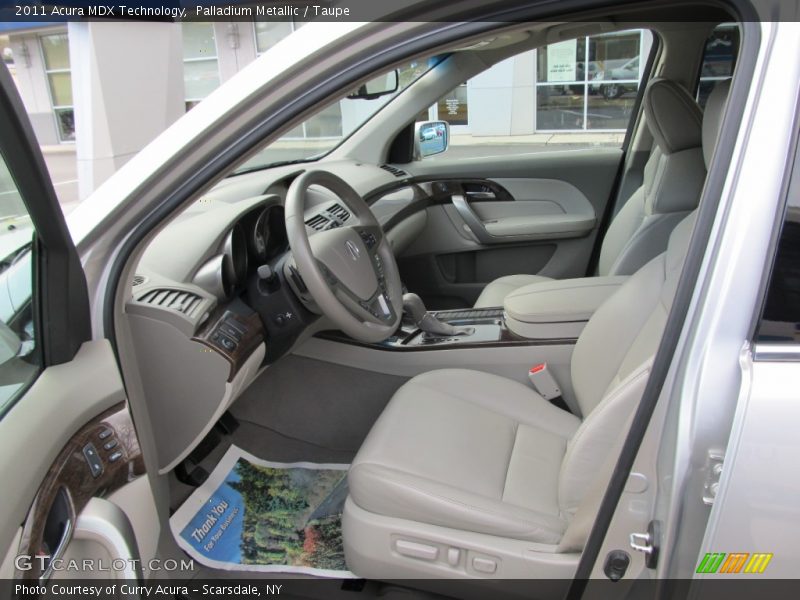 Palladium Metallic / Taupe 2011 Acura MDX Technology