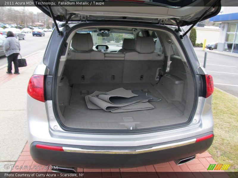 Palladium Metallic / Taupe 2011 Acura MDX Technology