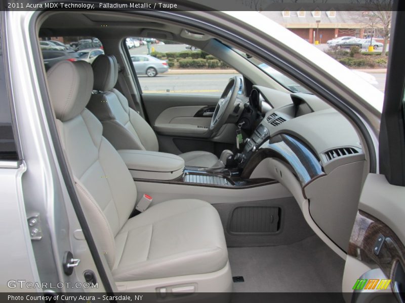 Palladium Metallic / Taupe 2011 Acura MDX Technology