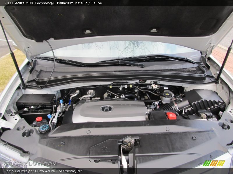 Palladium Metallic / Taupe 2011 Acura MDX Technology