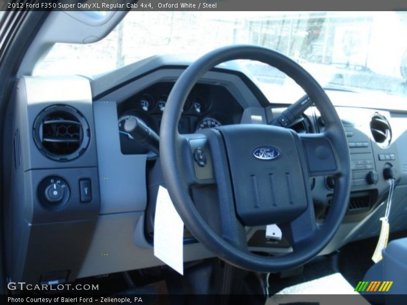 Oxford White / Steel 2012 Ford F350 Super Duty XL Regular Cab 4x4